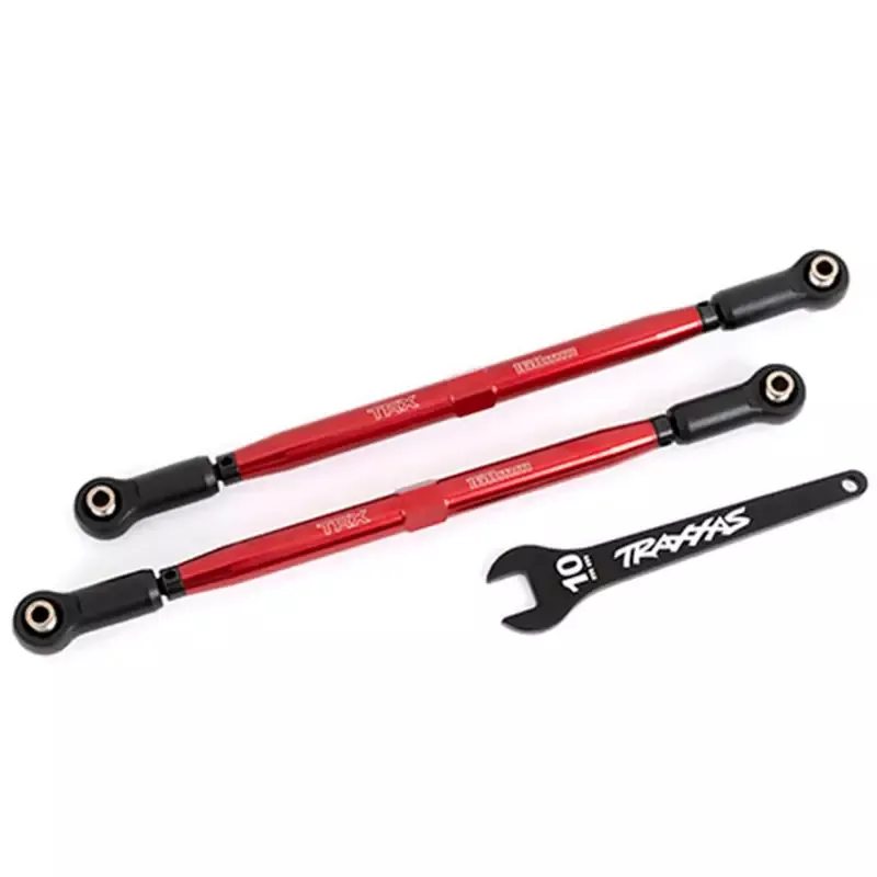 Toe Links, Front, Red Alum, X-Maxx (2):7897R