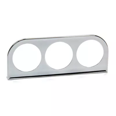 VDO 3 Gauge Mounting Bracket - for 2 1/16" Gauges - Chrome