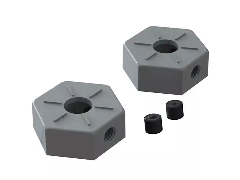 Wheel Hex Metal 14mm BLX 3S (2): ARAC9472