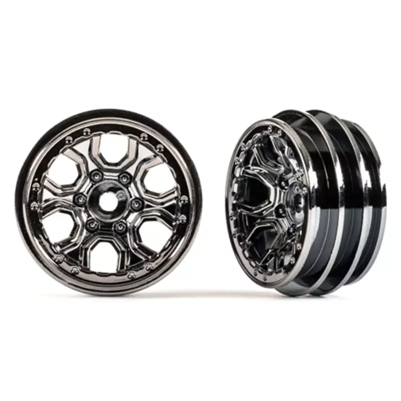 Wheels, 1.0″ , Black Chrome (2)