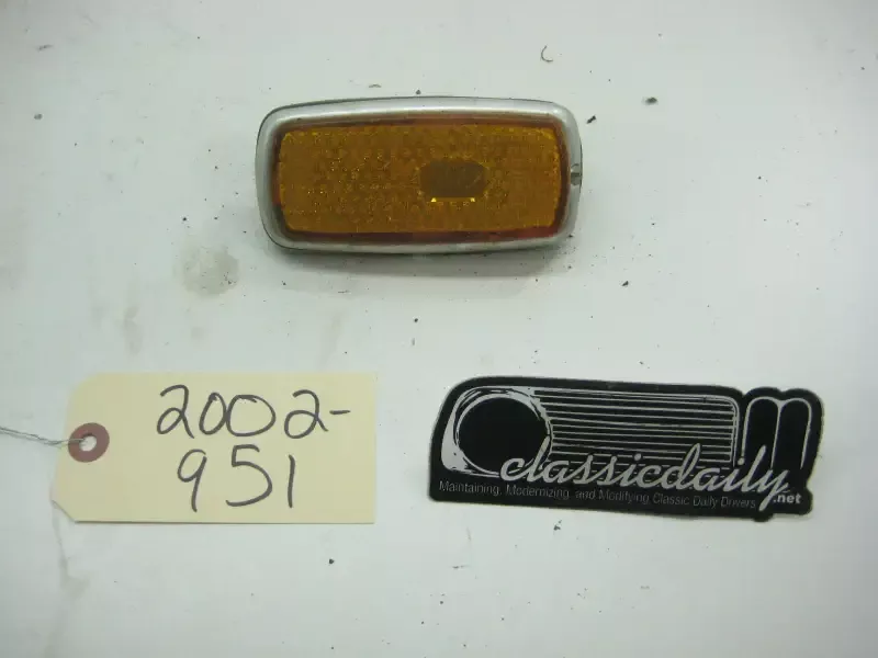 Yellow Amber Side Marker Reflector