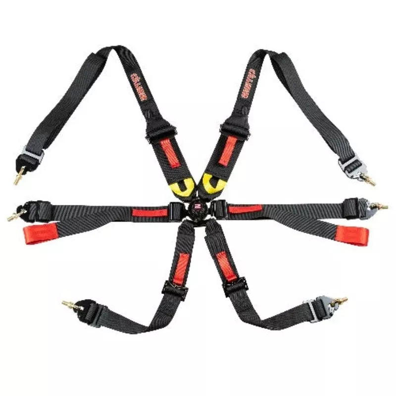 Zamp 6-Point 3" to 2" Pull-Down Harness, FIA 8853-2016